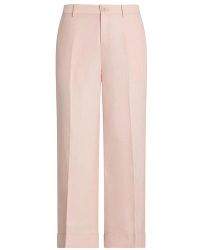 Ralph Lauren Trousers > cropped trousers - Rose