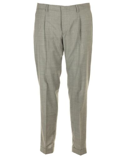 BRIGLIA Suit Trousers - Grey