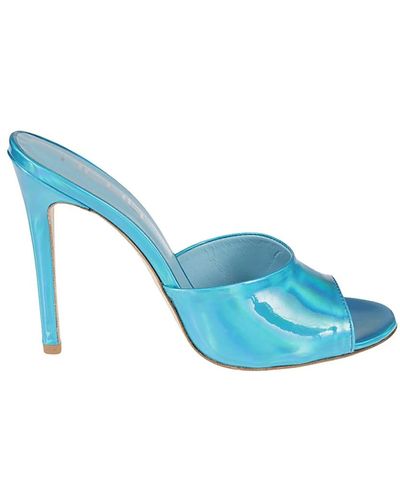 NCUB Klare blaue absatz-mules sandalen