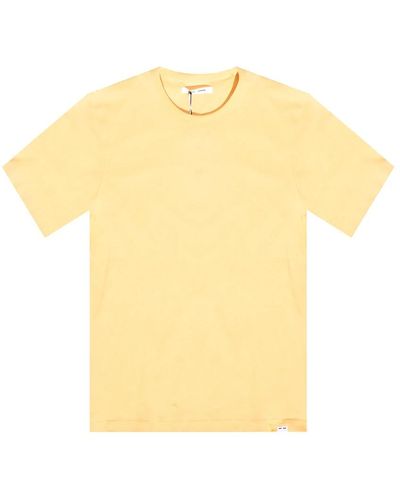 Samsøe & Samsøe T-shirt aus gots-baumwolle - Gelb