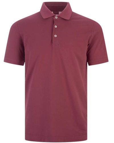 Fedeli Polo Shirts - Red