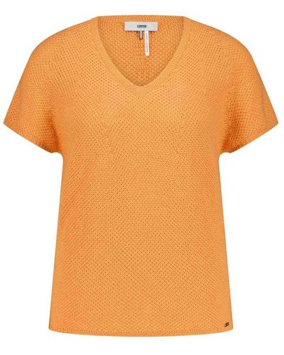 Cinque V-Neck Knitwear - Orange