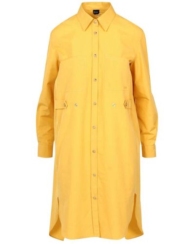 Fay Shirt dresses - Gelb