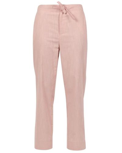 Ottod'Ame Cropped Trousers - Pink