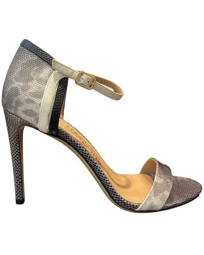 Ferragamo High Heel Sandals - Metallic