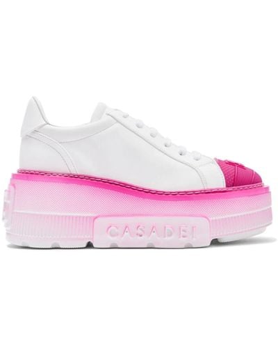 Casadei Nexus toe cap sneakers - Pink