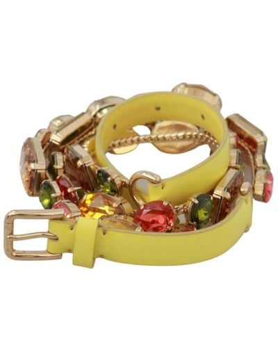 Dolce & Gabbana Crystals waist belt - Metallizzato