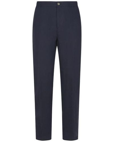 Etro Slim-Fit Trousers - Blue