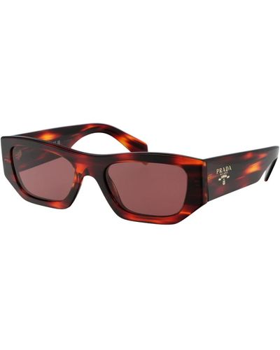 Prada Stylische sonnenbrille für sonnige tage - Rot