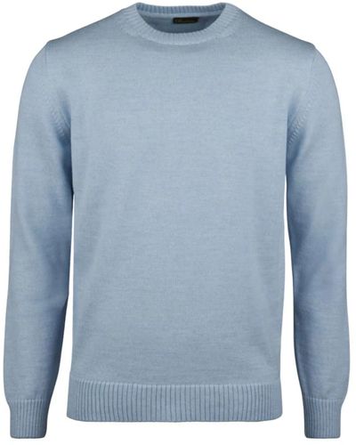 Stenströms Knitwear > round-neck knitwear - Bleu