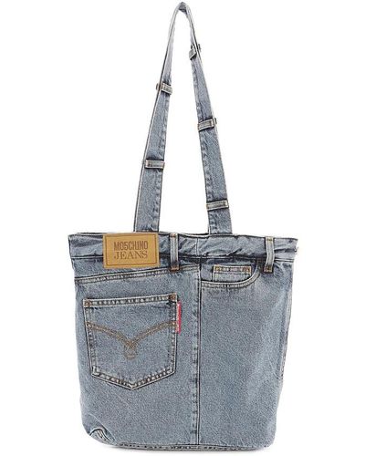 Moschino Tote Bags - Blue