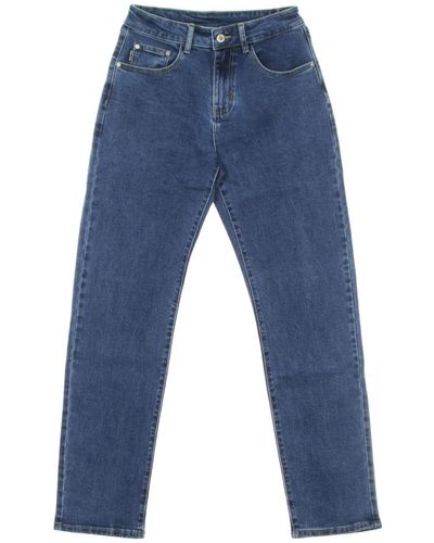DOLLY NOIRE Straight Jeans - Blau