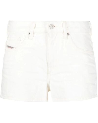 DIESEL Denim shorts - Blanco
