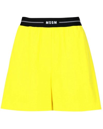 MSGM Short shorts - Amarillo