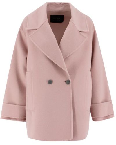 Fabiana Filippi Double-breasted coats - Pink