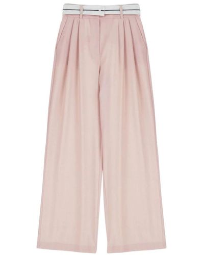 Imperial Trousers > wide trousers - Rose