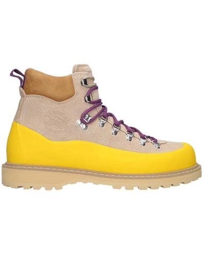 Diemme Shoes > boots > lace-up boots - Jaune