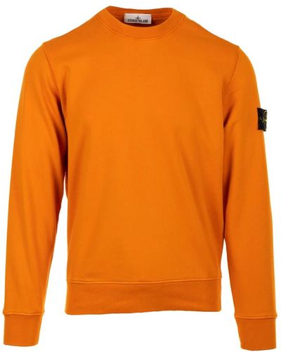 Stone Island Felpa pullover - Orange
