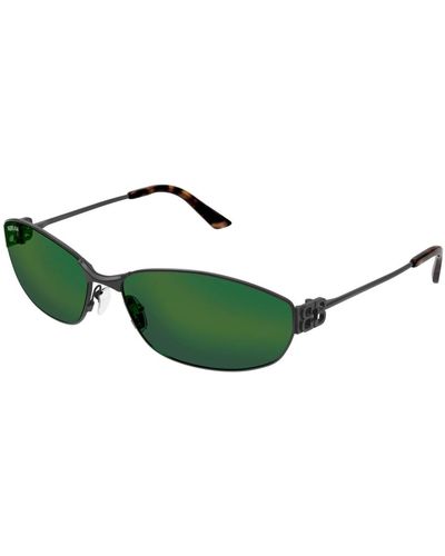 Balenciaga Graue sonnenbrille mit zubehör - Grün