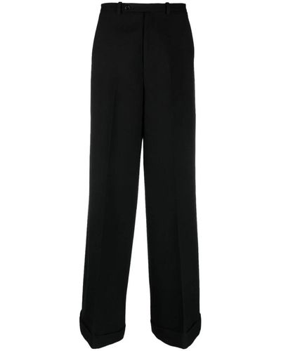 Gucci Trousers > wide trousers - Noir