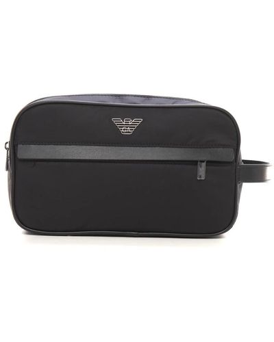 Emporio Armani Toilet Bags - Black