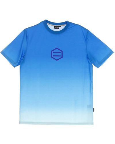 DOLLY NOIRE Gradient logo t-shirt - Blau