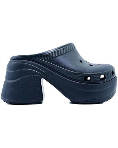 Crocs™ Schwarze siren clog sandalen - Blau