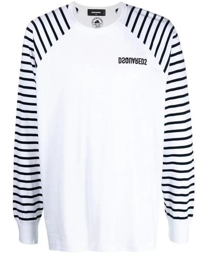 DSquared² Long Sleeve Tops - White