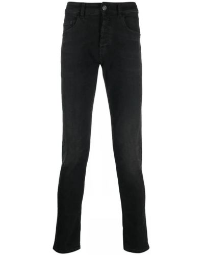 Lardini Slim-Fit Jeans - Black