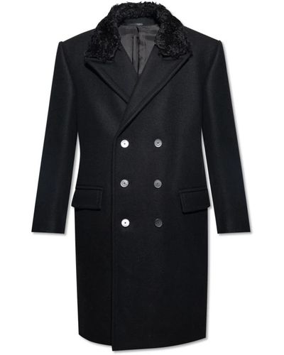 Lanvin Coats > double-breasted coats - Noir