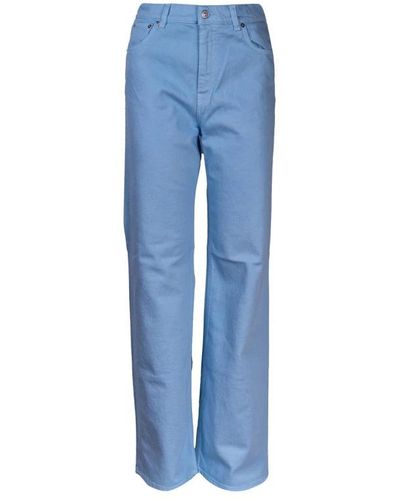 Mauro Grifoni Straight Trousers - Blue