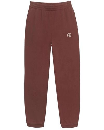Anine Bing Joggers - Red