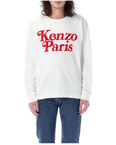 KENZO Long Sleeve Tops - White