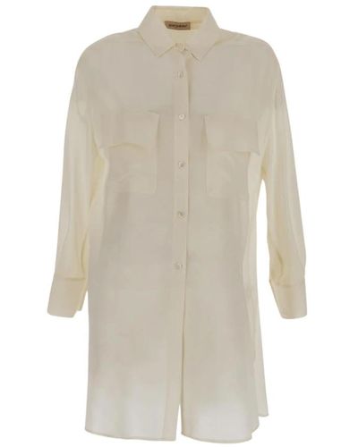 Gentry Portofino Dresses > day dresses > shirt dresses - Blanc