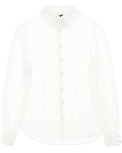 Moschino Camicia di seta classica - Bianco