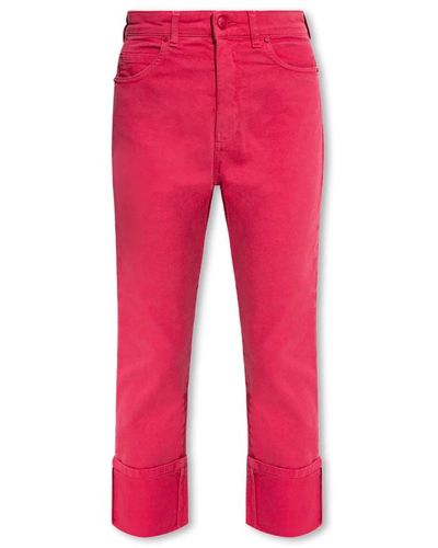 Max Mara Decano straight leg jeans - Rojo