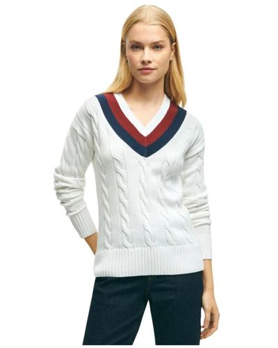 Brooks Brothers V-neck knitwear - Blanco