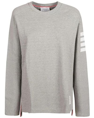 Thom Browne Long Sleeve Tops - Grey