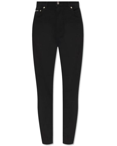 Dolce & Gabbana Skinny jeans mit hoher taille - Schwarz