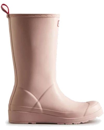 HUNTER Original play tall wellington boots azalea pink - Marrone