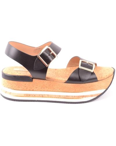 Hogan Shoes > sandals > flat sandals - Noir