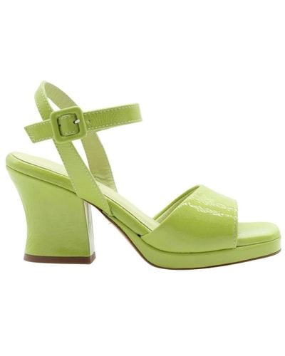 DONNA LEI Shoes > sandals > high heel sandals - Vert
