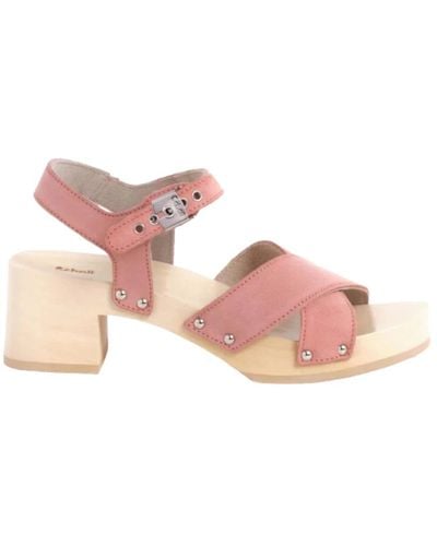 Scholl High Heel Sandals - Pink