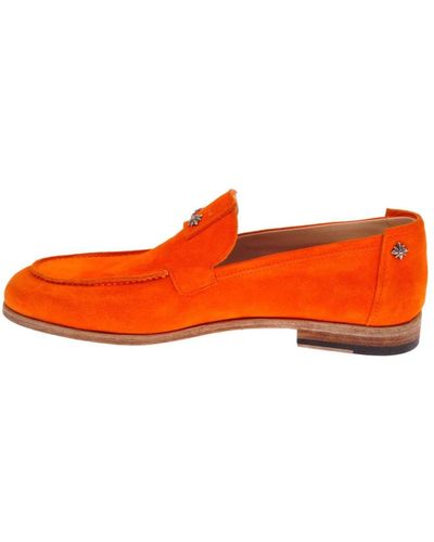 John Richmond Shoes > flats > loafers - Orange