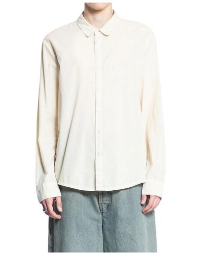 James Perse Baumwolle klassisches hemd - Weiß