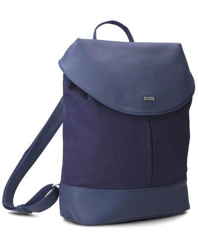 Zwei Rucksack, co2 neutral hergestellt,rucksack, co2-neutral hergestellt - Blau