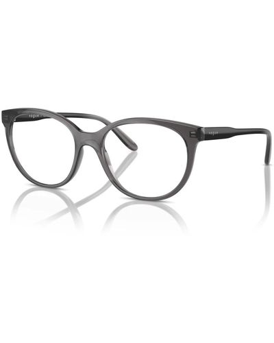 Vogue Monturas de gafas elegantes gris oscuro - Metálico