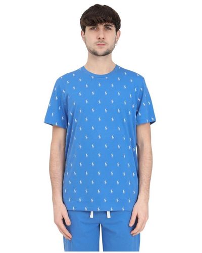 Ralph Lauren T-shirt unisex blu con logo