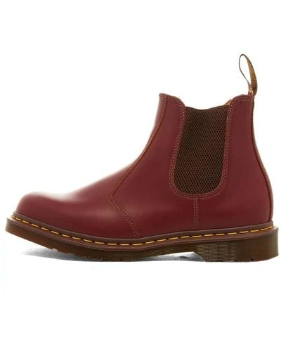 Dr. Martens Vintage 2976 chelsea boot - hergestellt in england - Rot