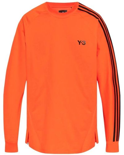 Y-3 T-shirt con logo - Arancione